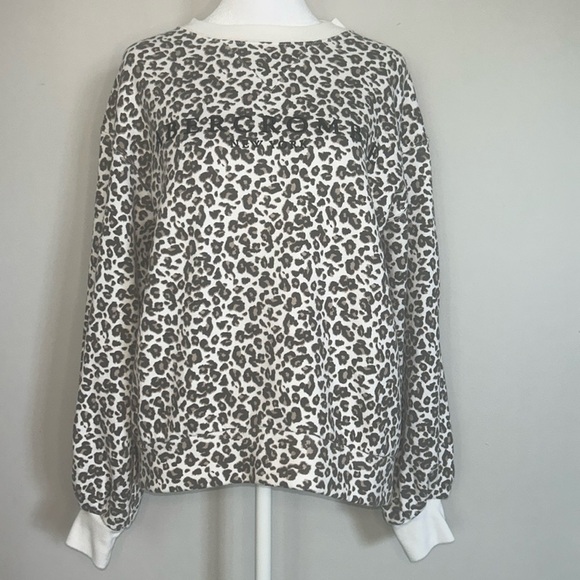 Abercrombie & Fitch Cheetah Logo Sweatshirt Size Small - Picture 1 of 8